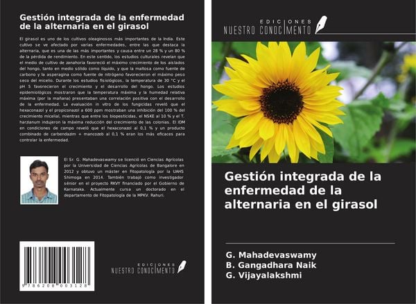 Produktbild: Gesti&oacute;n integrada de la enfermedad de la alternaria en el girasol