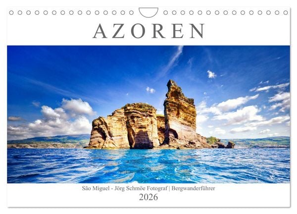 A Z O R E N (Wandkalender 2026 DIN A4 quer), CALVENDO Monatskalender