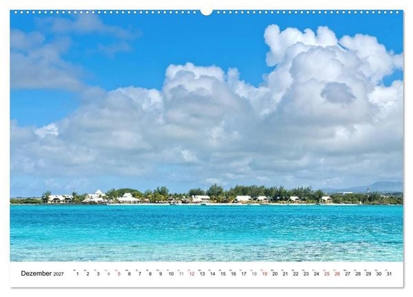 Produktbild: Inselparadies Mauritius (Wandkalender 2027 DIN A2 quer), CALVENDO Monatskalender