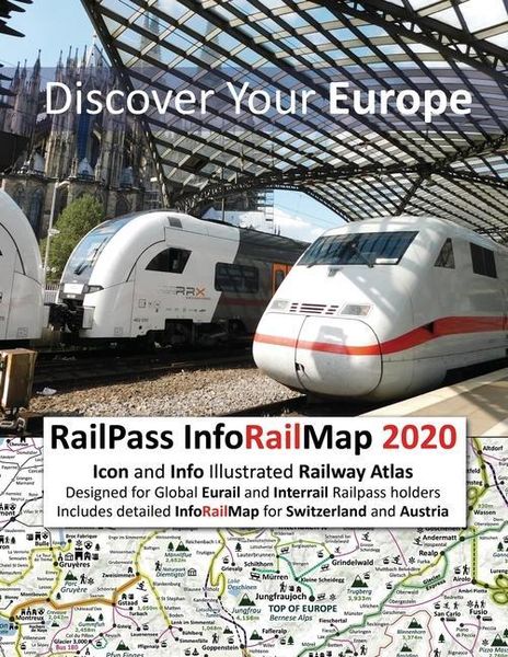Produktbild: RailPass InfoRailMap 2020 - Discover Your Europe