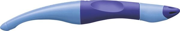 Produktbild: Ergonomischer Tintenroller f&uuml;r Linksh&auml;nder-STABILO EASYoriginal in dunkelblau/hellb.-Einzelstift-Schreibfarbe blau (l&ouml;schbar) -inkl. Patrone