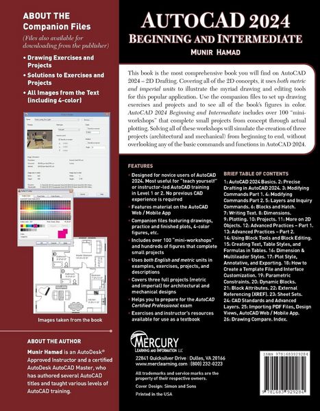 Produktbild: AutoCAD 2024 Beginning and Intermediate