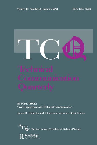 Produktbild: Civic Engagement and Technical Communication