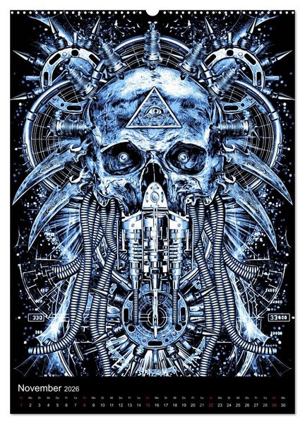Produktbild: BLOODBOY/DARK ILLUSTRATION (hochwertiger Premium Wandkalender 2026 DIN A2 hoch), Kunstdruck in Hochglanz