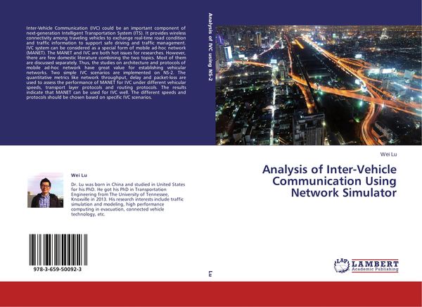 Produktbild: Analysis of Inter-Vehicle Communication Using Network Simulator