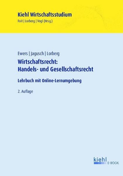 Produktbild: Wirtschaftsrecht: Handels- und Gesellschaftsrecht