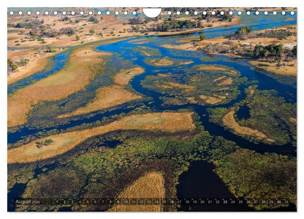 Produktbild: Botswana &ndash; Landschaft und Tierwelt (Wandkalender 2026 DIN A4 quer), CALVENDO Monatskalender