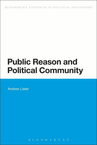 Produktbild: Public Reason and Political Community