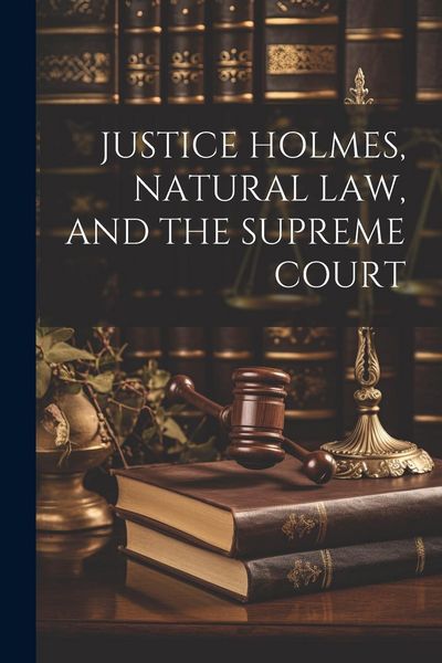 Produktbild: Justice Holmes, Natural Law, and the Supreme Court