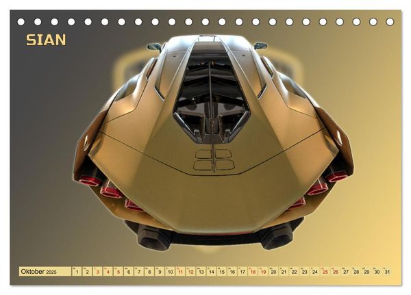 Produktbild: Ikonen der Automobilkunst (Tischkalender 2025 DIN A5 quer), CALVENDO Monatskalender