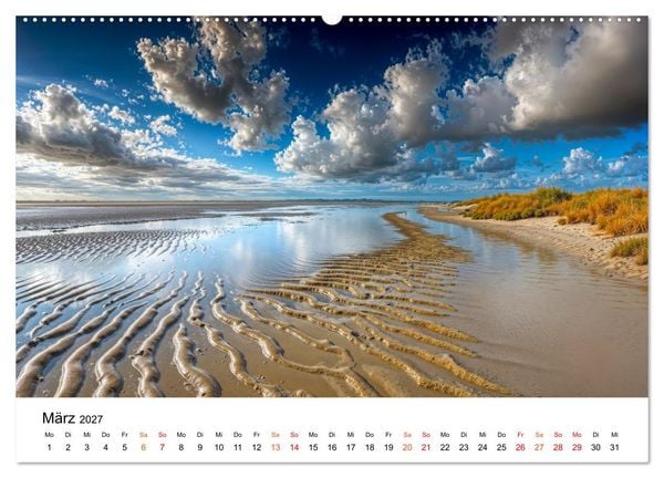 Produktbild: Deutschland - zwischen Bergen und Meeren (hochwertiger Premium Wandkalender 2027 DIN A2 quer), Kunstdruck in Hochglanz