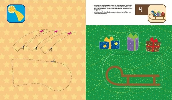 Produktbild: Das Adventskalender-Verbastelbuch f&uuml;r die Allerkleinsten. Schneiden und Kleben. Mit XXL-Poster