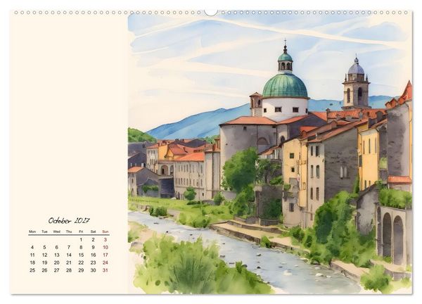 Produktbild: Round trip through Tuscany (High Quality Premium Wall Calendar 2027 DIN A2 landscape),CALVENDO 12 Month Wall Calendar