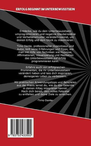 Produktbild: Erfolg beginnt im Unterbewusstsein