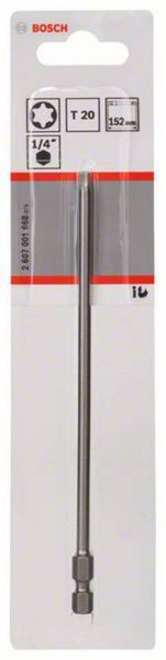 Produktbild: Bosch Accessories 2607001668 Sechsrund-Bit T 20 extra hart E 6.3 1St.