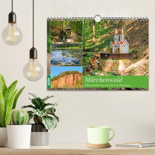 Produktbild: M&auml;rchenwald W&uuml;nschendorf an der Elster in Th&uuml;rigen (Wandkalender 2026 DIN A4 quer), CALVENDO Monatskalender