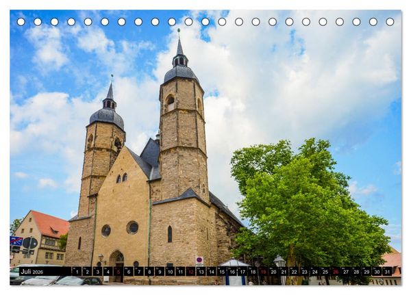 Produktbild: Lutherstadt Eisleben Impressionen (Tischkalender 2026 DIN A5 quer), CALVENDO Monatskalender