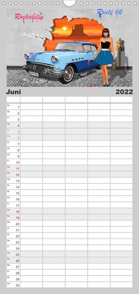 Produktbild: Familienplaner Street-Art in Digital-Art by Mausopardia (Wandkalender 2022 , 21 cm x 45 cm, hoch)