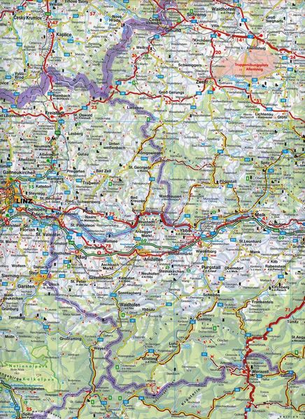 Produktbild: Strassenkarte &Ouml;sterreich