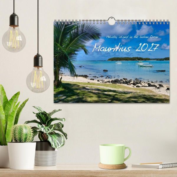 Produktbild: Mauritius - Holiday island in the Indian Ocean (Wall Calendar 2027 DIN A4 landscape), CALVENDO 12 Month Wall Calendar