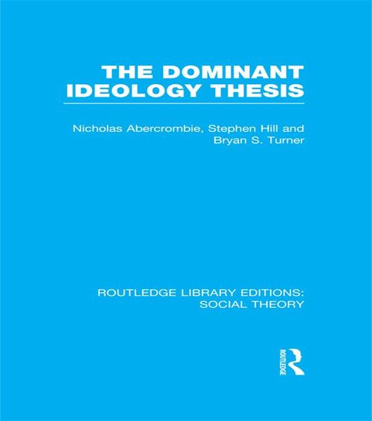 Produktbild: The Dominant Ideology Thesis