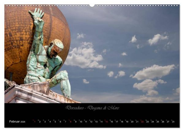 Produktbild: Venedig &ndash; La Serenissima (hochwertiger Premium Wandkalender 2026 DIN A2 quer), Kunstdruck in Hochglanz