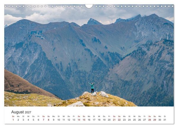 Produktbild: Naturwunder Berge (Wandkalender 2027 DIN A3 quer), CALVENDO Monatskalender