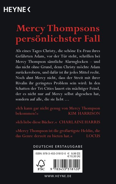 Produktbild: Gef&auml;hrtin der Dunkelheit / Mercy Thompson Band 8
