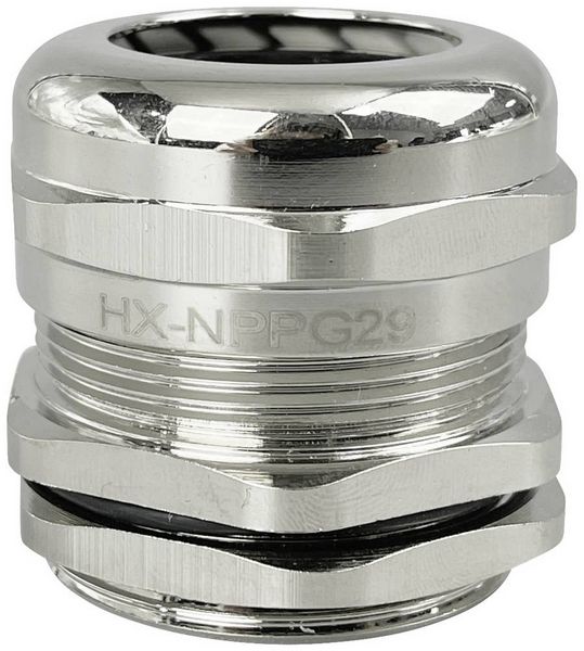 Produktbild: TRU COMPONENTS TC-10302892 Kabelverschraubung PG29 Messing (vernickelt) Metall 1St.