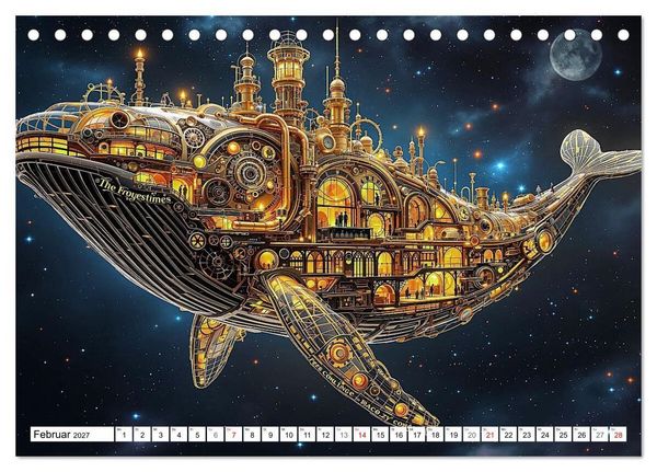 Produktbild: Wimmelnde Wunderwelten (Tischkalender 2027 DIN A5 quer), CALVENDO Monatskalender