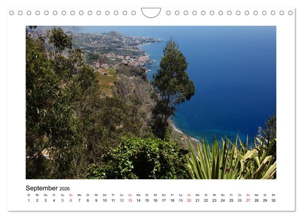 Produktbild: Madeira (Wandkalender 2026 DIN A4 quer), CALVENDO Monatskalender
