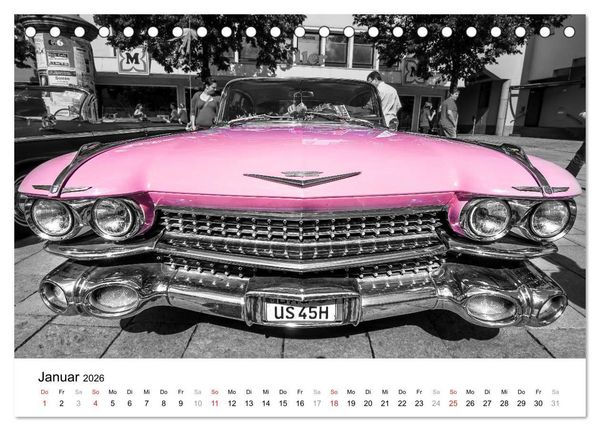 Produktbild: Classic Dream Cars (Tischkalender 2026 DIN A5 quer), CALVENDO Monatskalender