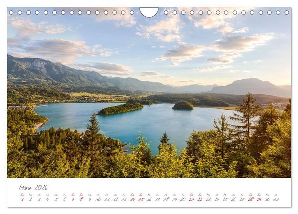 Produktbild: Der wundersch&ouml;ne Faaker See in K&auml;rnten (Wandkalender 2026 DIN A4 quer), CALVENDO Monatskalender