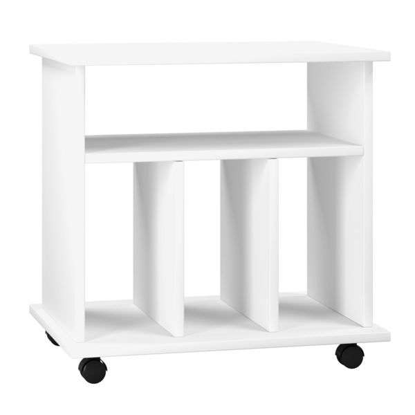 Holz Beistelltisch Couchtisch Rollen Tabina