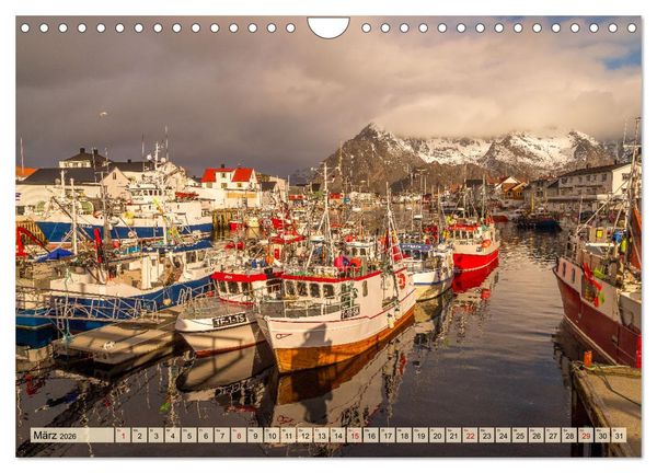 Produktbild: Lofoten ...ein Wintertraum (Wandkalender 2026 DIN A4 quer), CALVENDO Monatskalender