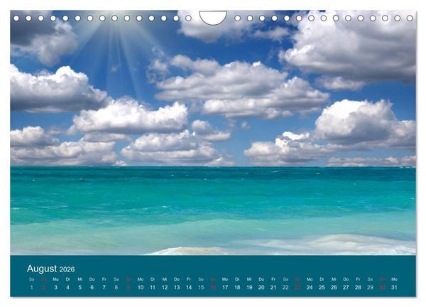 Produktbild: Traumstr&auml;nde (Wandkalender 2026 DIN A4 quer), CALVENDO Monatskalender