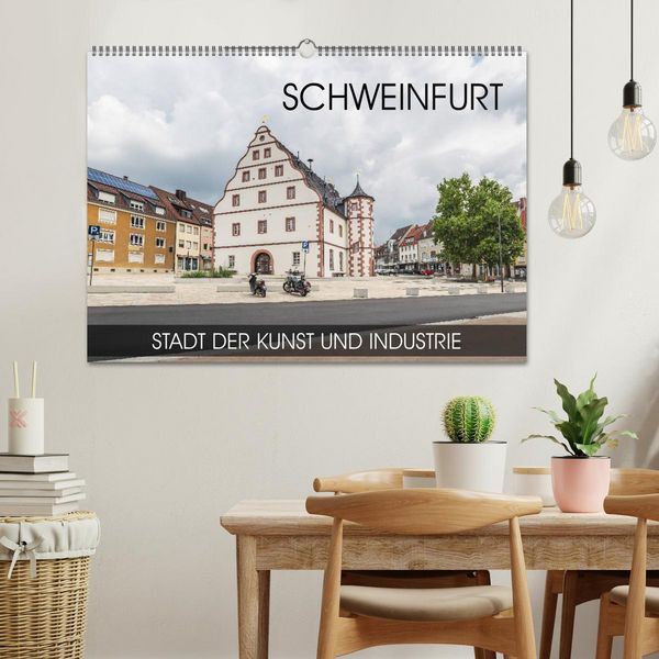 Produktbild: Schweinfurt - Stadt der Kunst und Industrie (Wandkalender 2026 DIN A2 quer), CALVENDO Monatskalender
