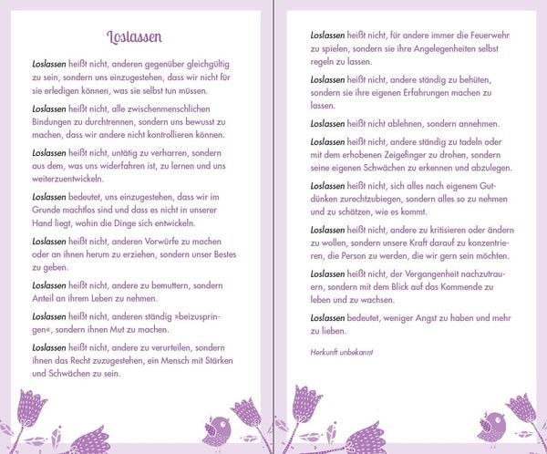 Produktbild: Loslassen