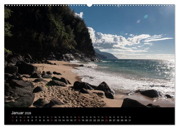 Produktbild: Hawaii - Kauai (Wandkalender 2026 DIN A2 quer), CALVENDO Monatskalender