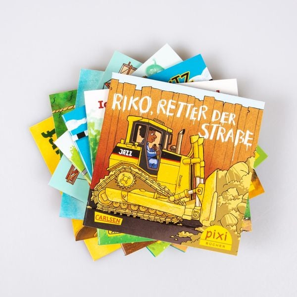 Produktbild: Pixi-8er-Set 276: Pixis Fahrzeuge auf der Baustelle (8x1 Exemplar)
