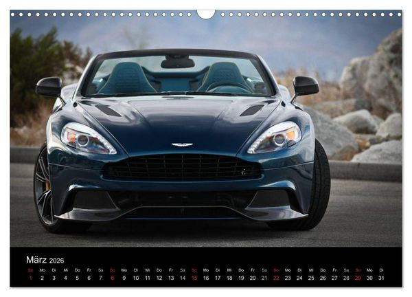 Produktbild: Aston Martin Vanquish Volante (Wandkalender 2026 DIN A3 quer), CALVENDO Monatskalender