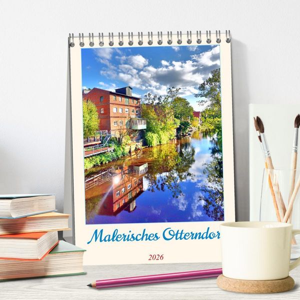 Produktbild: Malerisches Otterndorf (Tischkalender 2026 DIN A5 hoch), CALVENDO Monatskalender