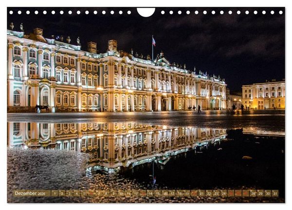 Produktbild: St. Petersburg - Alles Gold was gl&auml;nzt (Wandkalender 2026 DIN A4 quer), CALVENDO Monatskalender