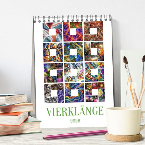 Produktbild: Vierkl&auml;nge (Tischkalender 2026 DIN A5 hoch), CALVENDO Monatskalender