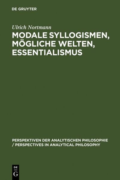 Produktbild: Modale Syllogismen, m&ouml;gliche Welten, Essentialismus