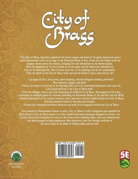 Produktbild: City of Brass 5E
