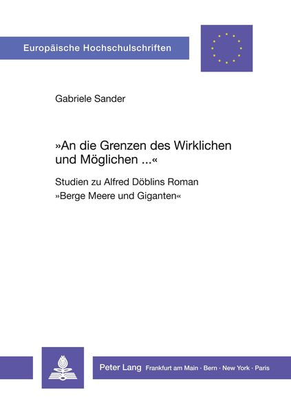 Produktbild: &laquo;An die Grenzen des Wirklichen und M&ouml;glichen ...&raquo;