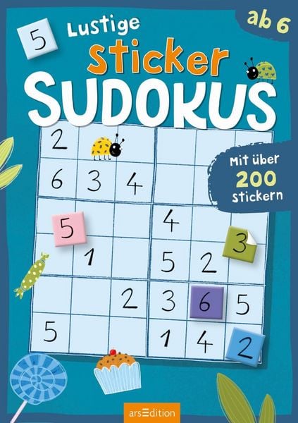 Produktbild: Lustige Sticker-Sudokus &ndash; Zahlen
