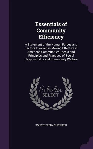 Produktbild: Essentials of Community Efficiency