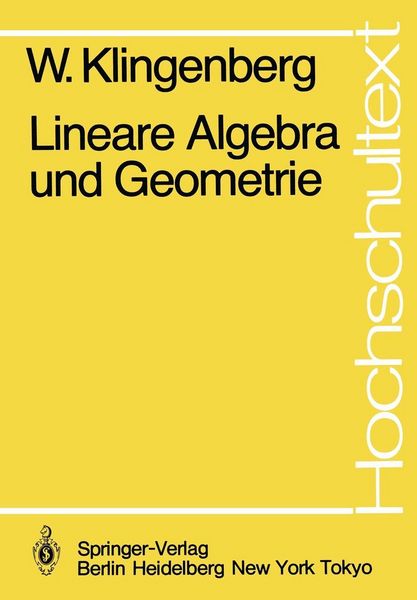 Produktbild: Lineare Algebra und Geometrie